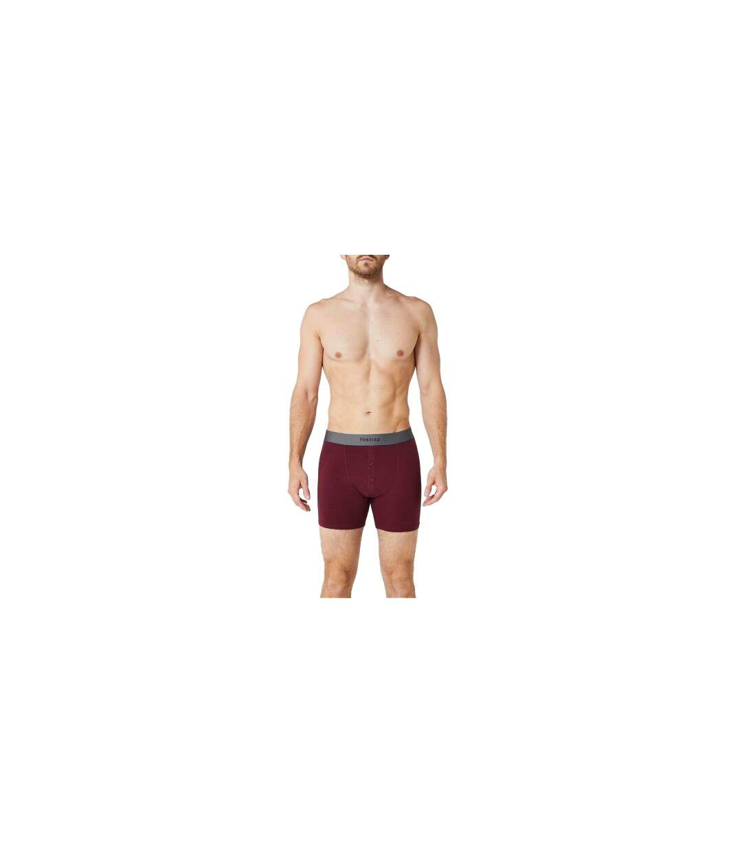 Boxers Homme Gris Bordeaux Firetrap-1