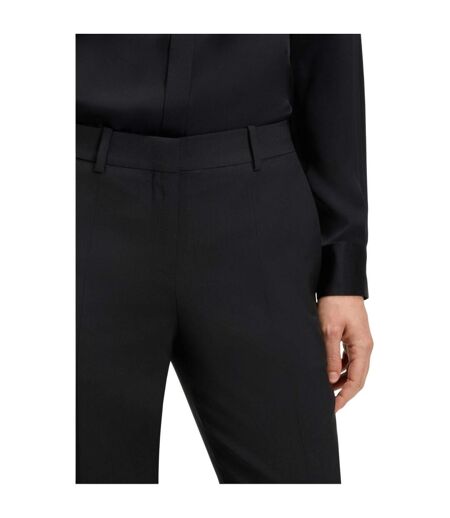 Pantalon De Costume Motif/style Uni Getlin254e1 Homme Noir Hugo