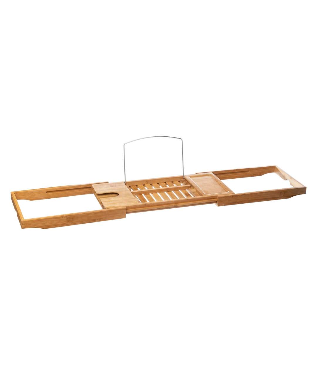 Pont de baignoire design Bamboo - L. 70/105 cm - Marron-2