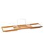 Pont de baignoire design Bamboo - L. 70/105 cm - Marron-2