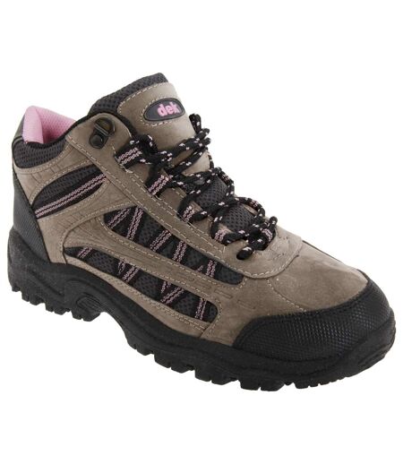 Grassmere Chaussures Montantes De Randonnée Femme Gris Rose Dek