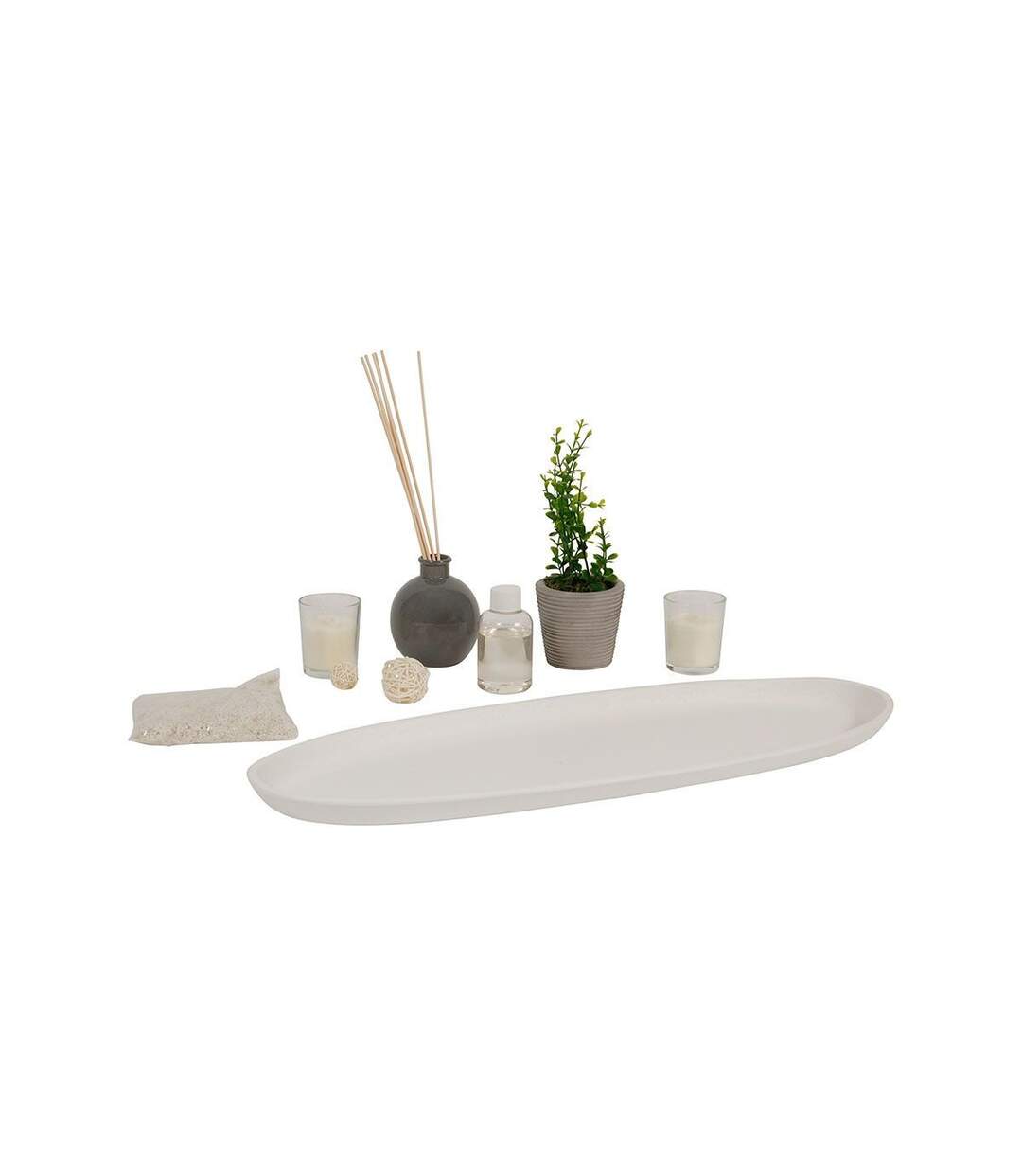 Coffret Senteur Zen Ylang 52cm Blanc-2