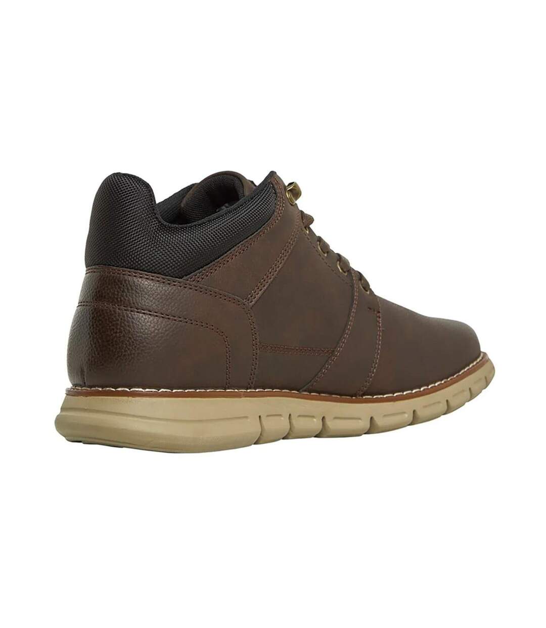 Mens Leather Lace Up Ankle Boots Brown Nicholas Deakins-4