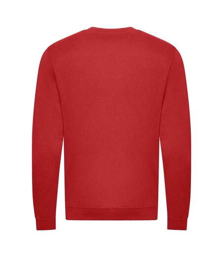 Unisex Adult Organic Sweatshirt Fire Awdis