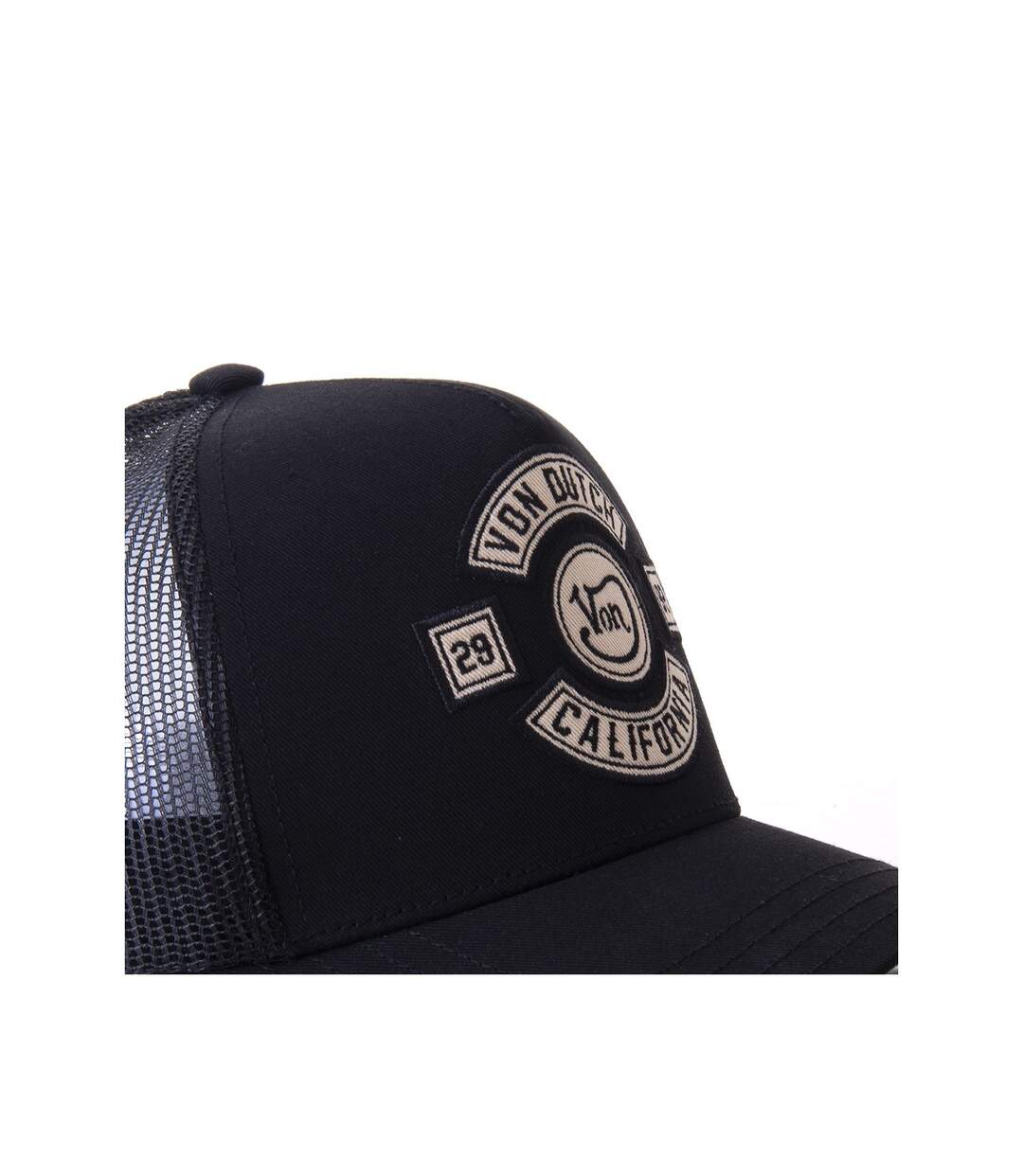 Casquette Trucker filet Bike Black Noir Vondutch-3