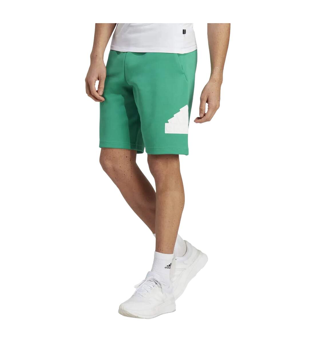 Short future icons badge of sport homme vert Adidas-3