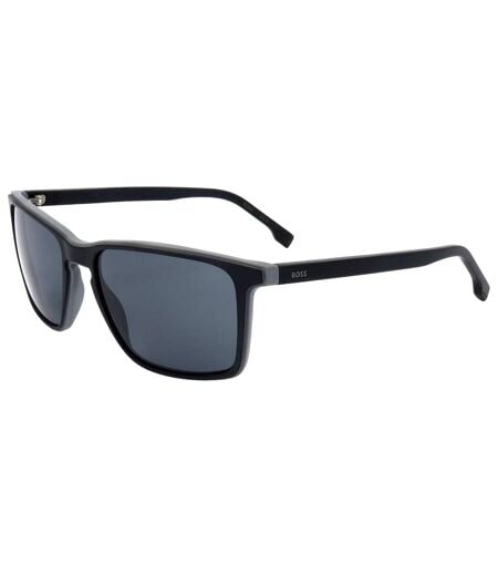 Lunettes De Soleil Motif/style Rectangulaire Homme Taille Unique Noir Hugo Boss