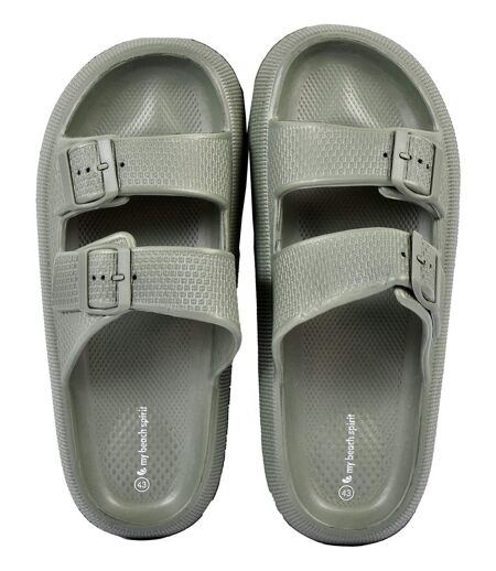 Sandales Mules EVA Boucle MBS01468 KAKI