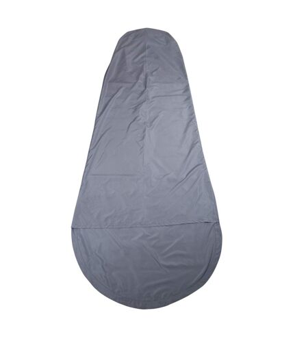 Mountain Warehouse Microfiber Mummy Sleeping Bag Liner (Gray) (One Size) - UTMW1838