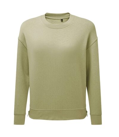 TriDri Sweat-shirt zippé recyclé pour femmes/dames (Vert sauge) - UTRW8525