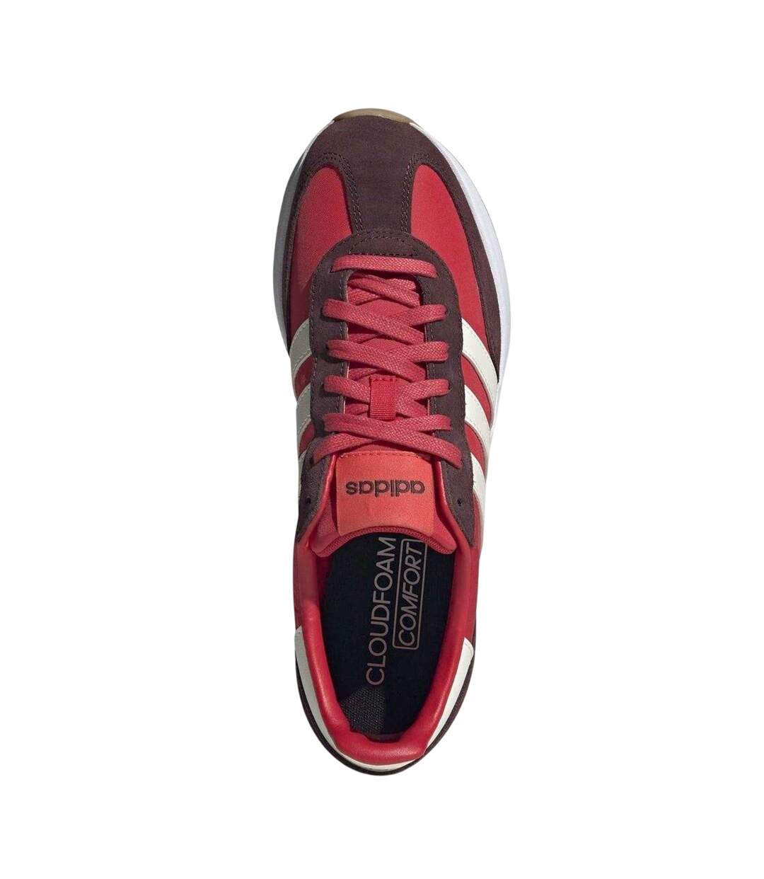 Baskets Motif/style À Rayures Run 70s 2.0 Homme Bordeaux Blanc Adidas-4