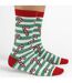 12 Pair Multipack Mens Christmas Design Socks-3
