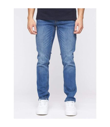 Jean Malcom Homme Gris Clair Crosshatch