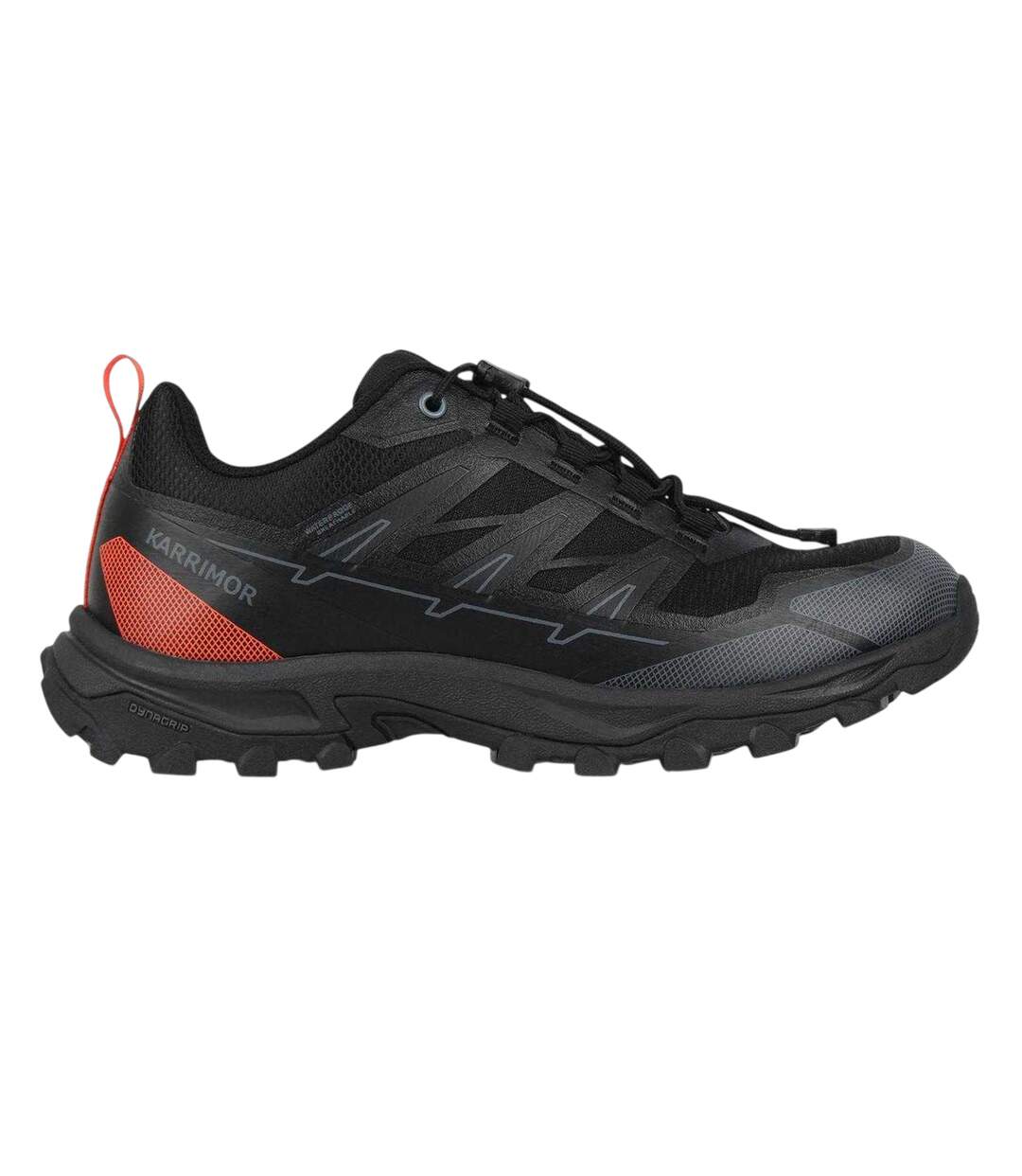 Mens Waterproof Mesh Hiking Shoes Black Karrimor-1