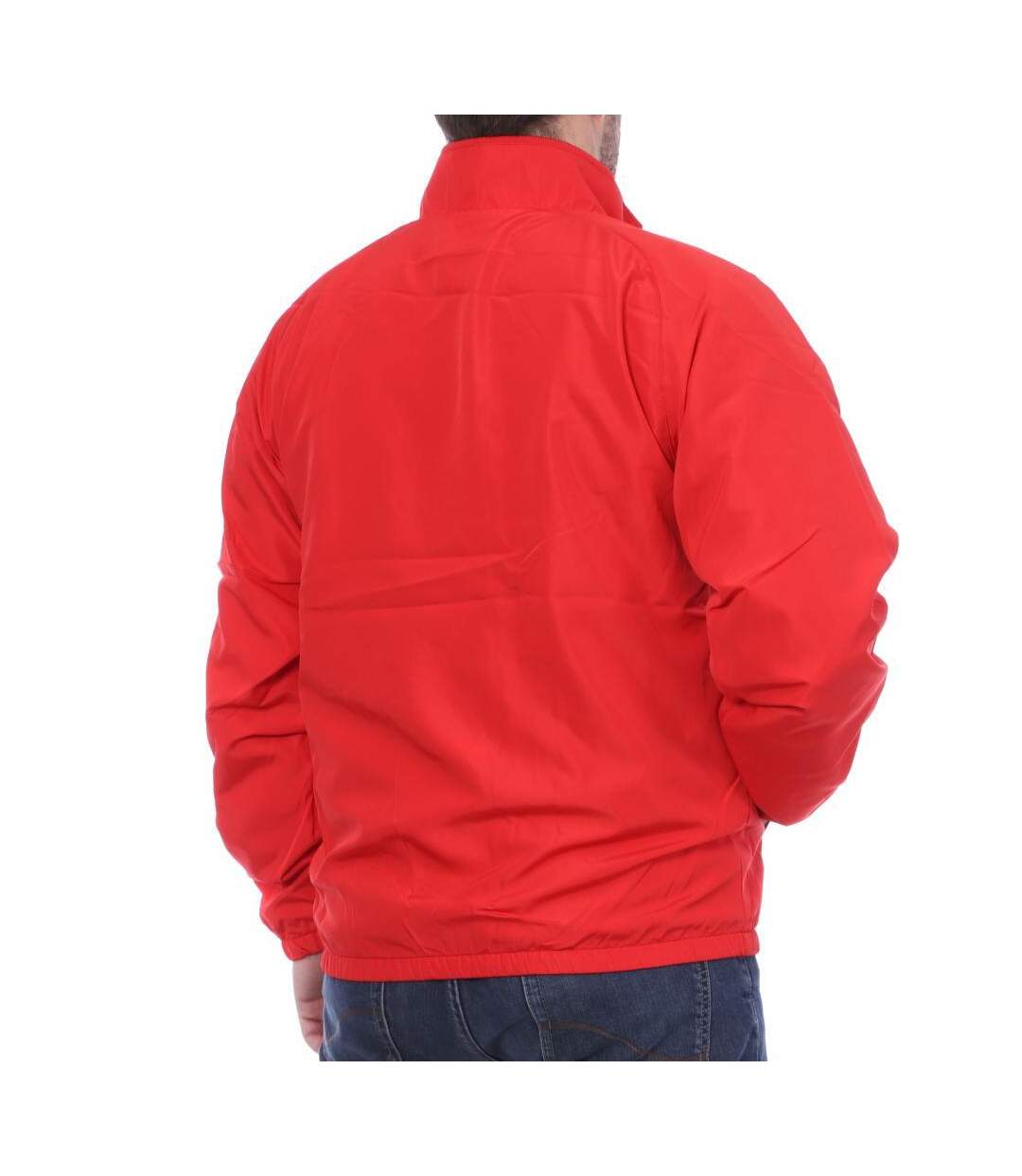 Coupe-vent 1/4 zip rouge homme hungaria training premium 015 - s-2