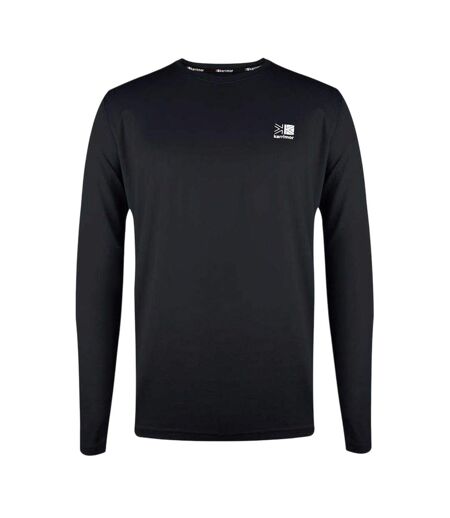 Mens Reflective Detail Long-sleeved T-shirt Black Karrimor
