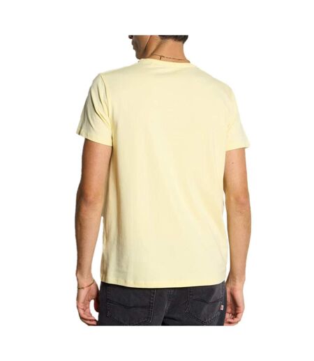 T-shirt jaune homme pepe jeans original basic pm508212