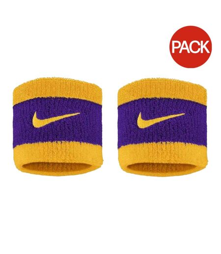 Bracelet Motif/style Swoosh Taille Unique Violet Clair Jaune Nike
