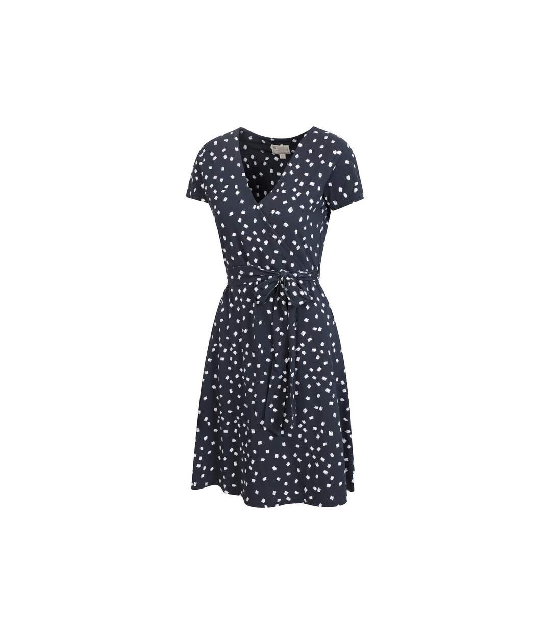 Womens/ladies Santorini Daisy Jersey Uv Protection Dress Navy Mountain Warehouse-3