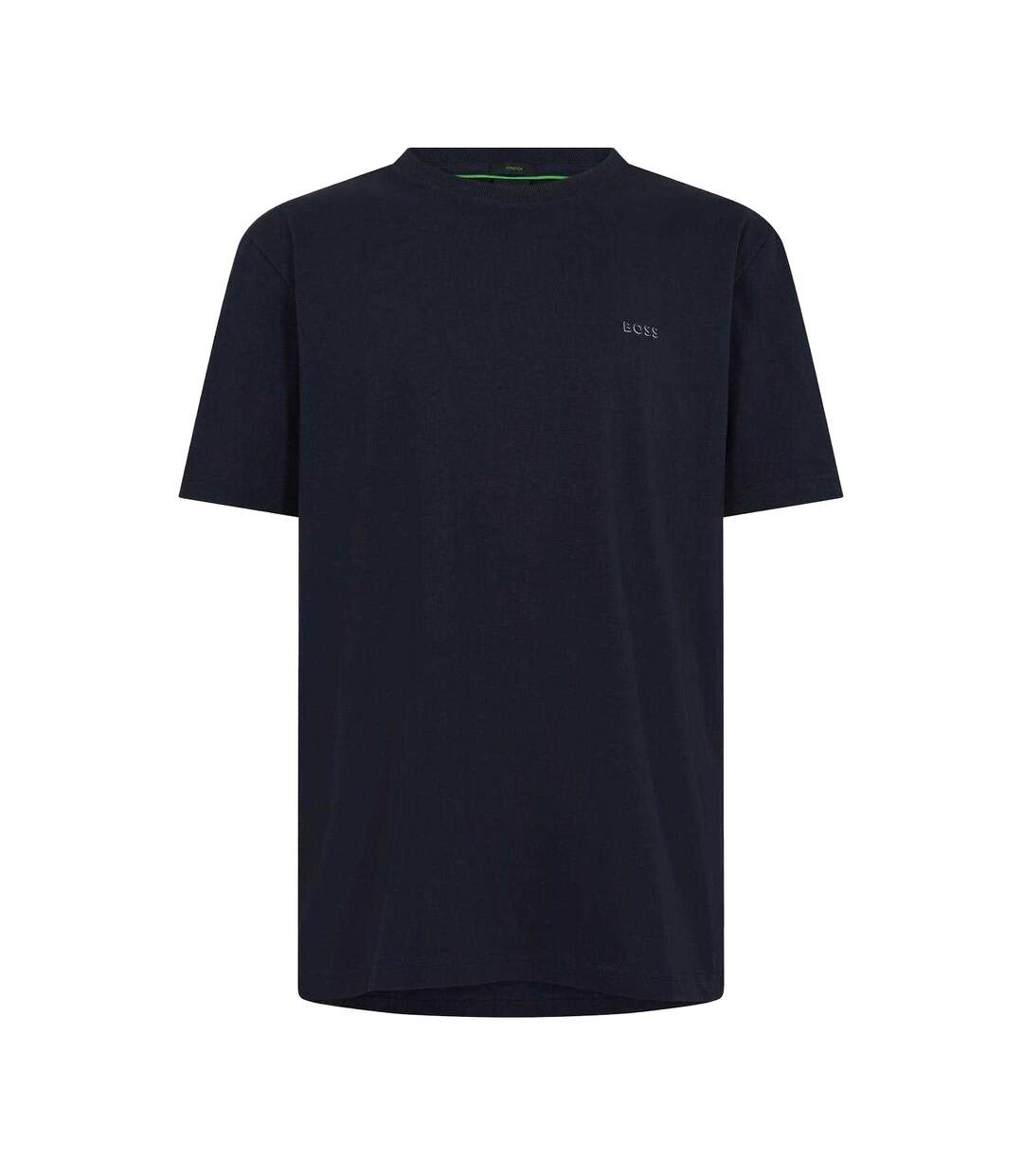 Mens Logo Regular T-shirt Dark Blue Boss-1
