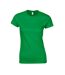 T-shirt softstyle femme vert vif Gildan