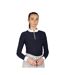 Womens/ladies Elrick Show Long-sleeved Competition Shirt Navy Coldstream-1