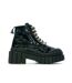 Boots noir croco femme no name  kross low-2