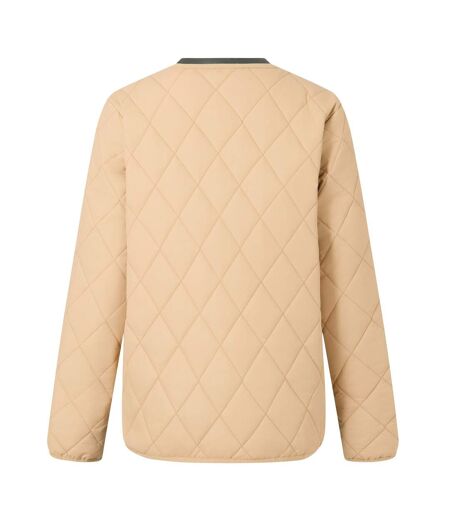 Doudoune Matelassée À Boutons-pression Maia Femme Beige Regatta