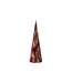 Cône Décoratif Sequin 47cm Bordeaux-1