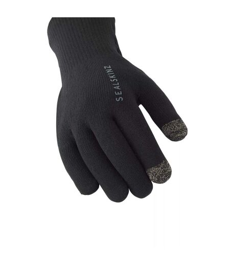 Mens Waterproof All Weather Ultra Grip Knitted Gloves