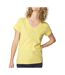 T-shirt jaune femme tbs adinatee 29418 - l-1