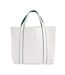 Tote Bag Motif/style Moyen Courtside Taille Unique Blanc Doux Vert Bouteille Westford Mill-2