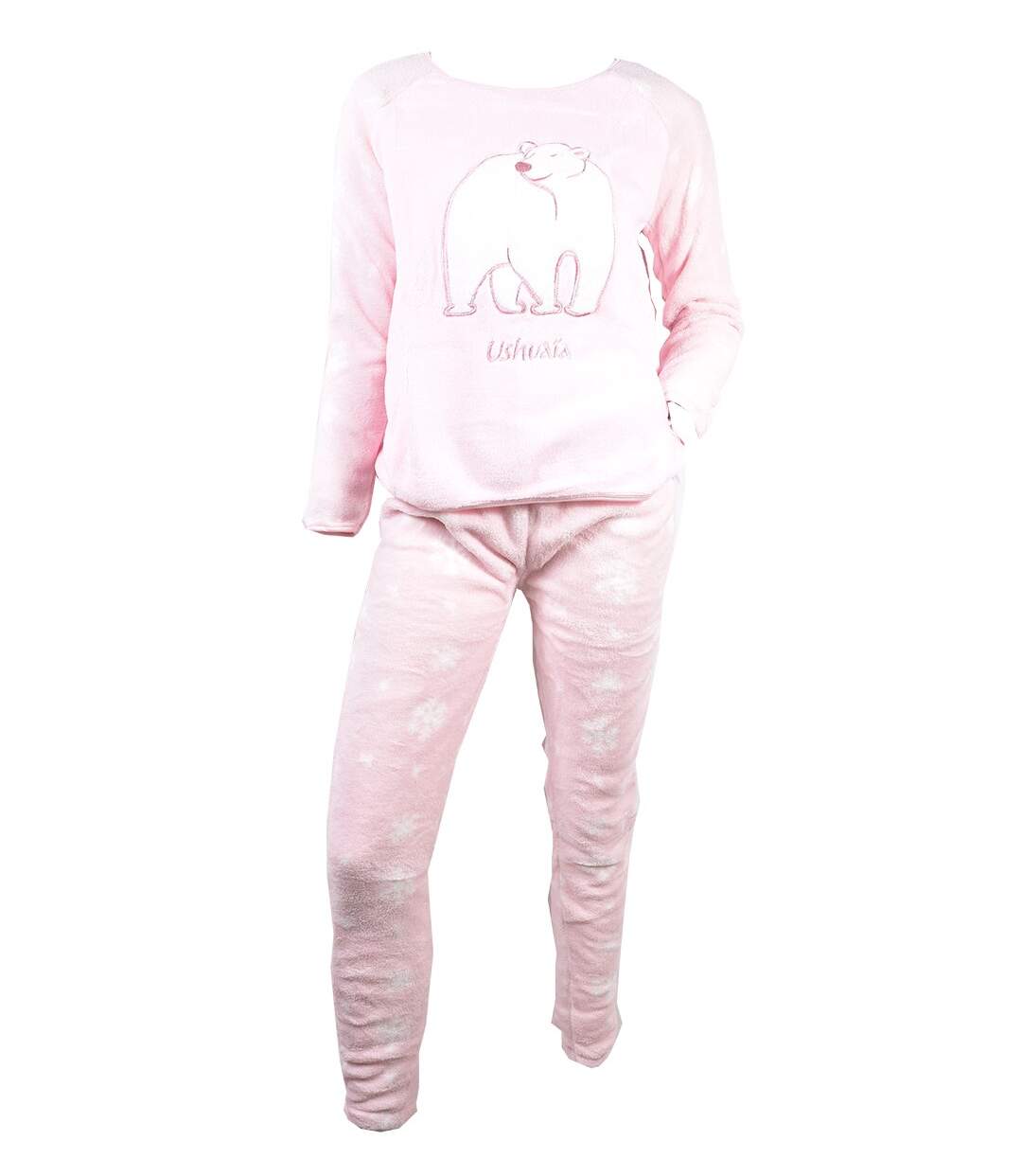 Pyjama Femme USHUAIA USHR006 ROSE-1