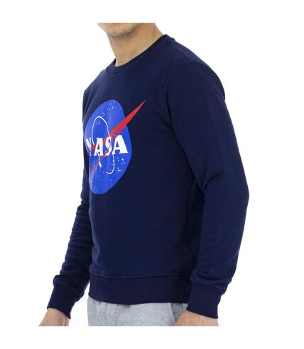 NASA11S Men's Basic Long Sleeve Round Neck Sweatshirt