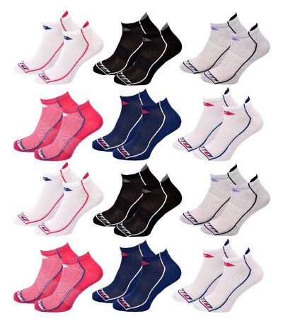 Chaussettes Femme LOTTO Pack de 12 paires SNEAKER 6459