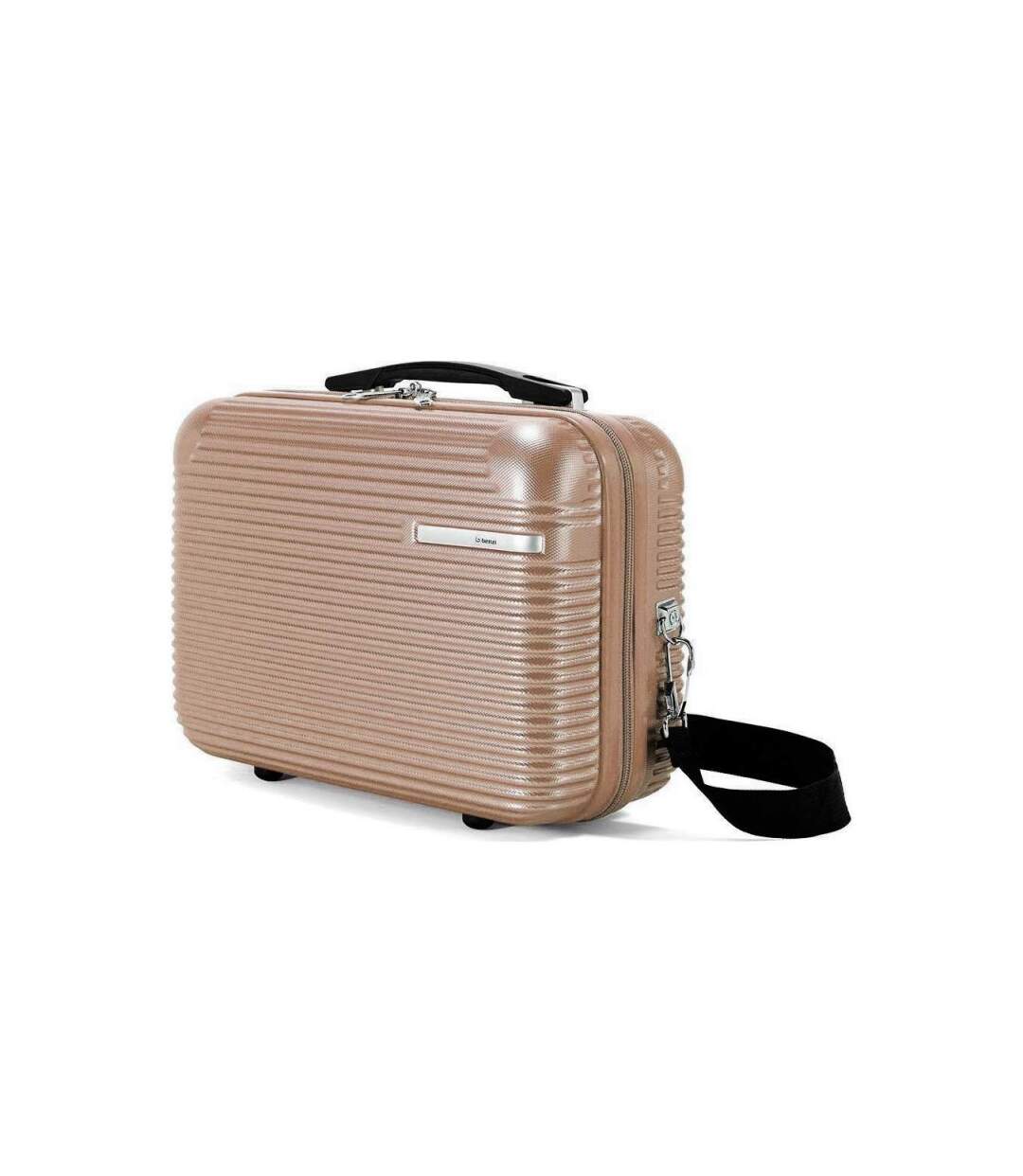 Benzi - Valise cabine + vanity Stripes - champagne - 9673-2