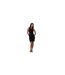 Robe Courte Sans Manches Femme Noir Brave Soul-1