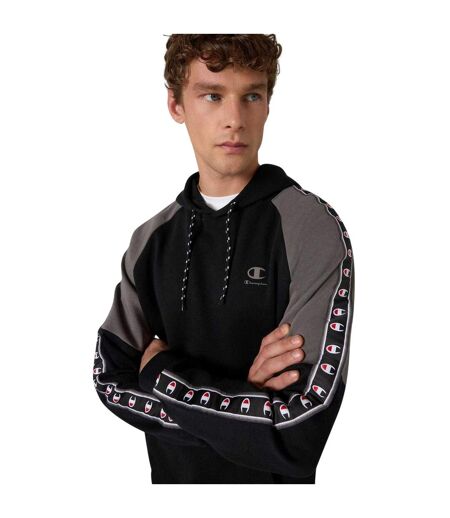 Mens Pullover Hoodie Black Champion