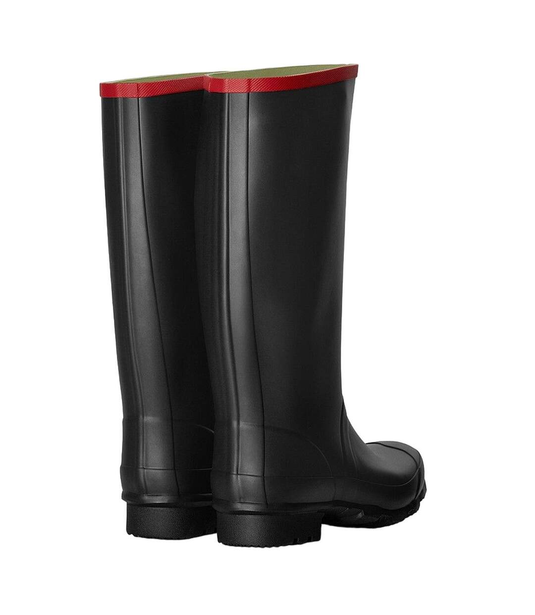 Mens Argyll Mid Cut Wellington Boots Black Hunter-2
