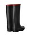 Mens Argyll Mid Cut Wellington Boots Black Hunter-2
