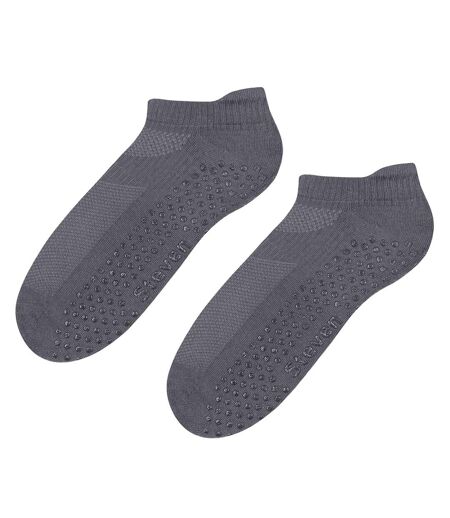 Ladies Invisible Cotton Socks with Grips for Yoga & Pilates