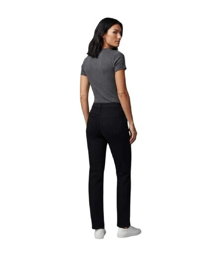 Womens/ladies 712 Welted Slim Jeans Night Is Black Levis