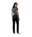 Womens/ladies 712 Welted Slim Jeans Night Is Black Levis-3