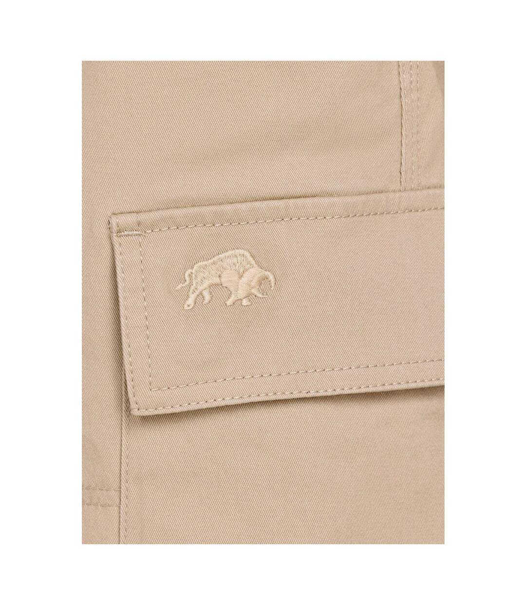 Short À Poches Classic Homme Brun Clair Raging Bull-3