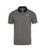 Polo Golf Motif/style Micro-rayures Homme Noir Slazenger-1