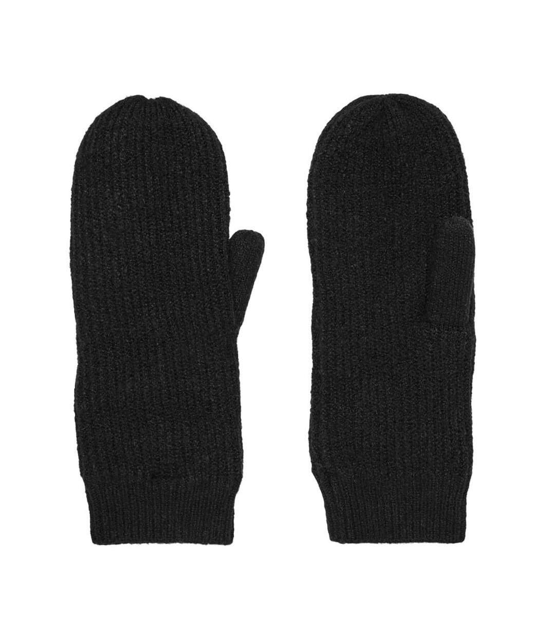 Moufles noires femme vero moda lotti-1