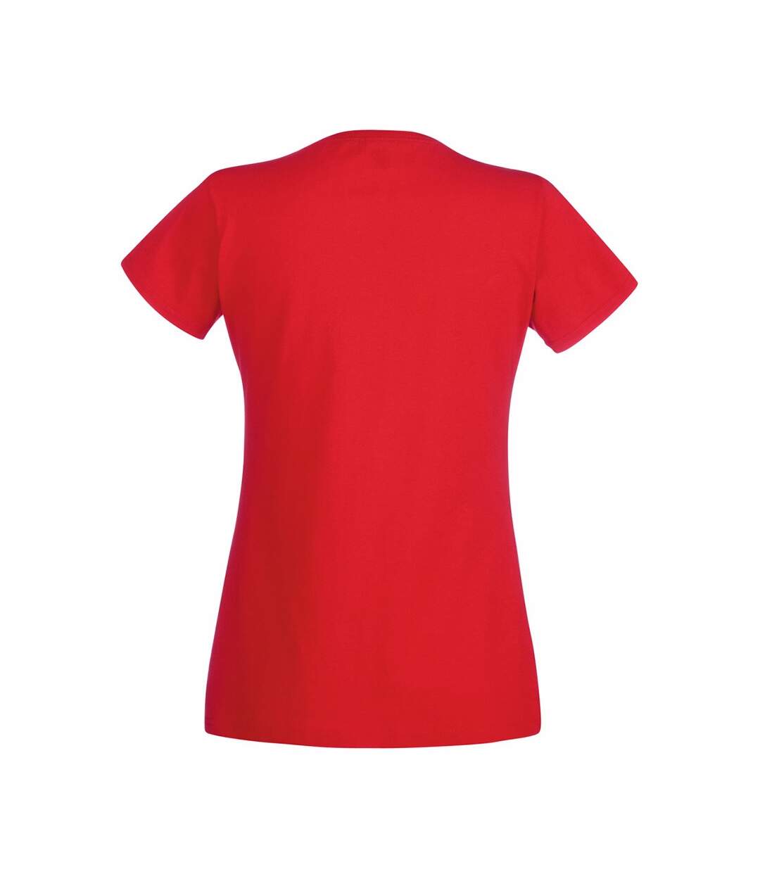 T-shirt manches courtes femme rouge Fruit of the Loom