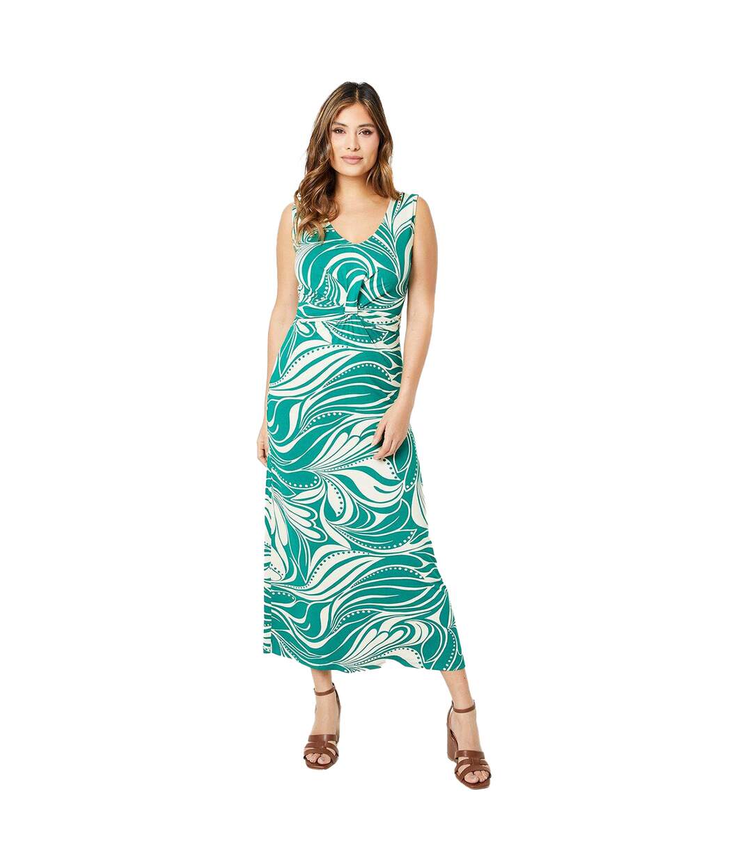 Robe femme vert Debenhams-1