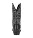 Mens Rebel Frontier Full Grain Leather Cowboy Boots Black Onyx Durango-2