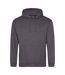 AWDis Cool Unisex Adult College Hoodie (Charcoal) - UTPC6005